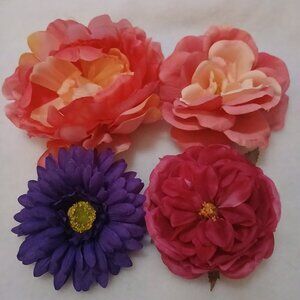 Vintage inspired Pinup Rockabilly Hair Flower Bundle (015)